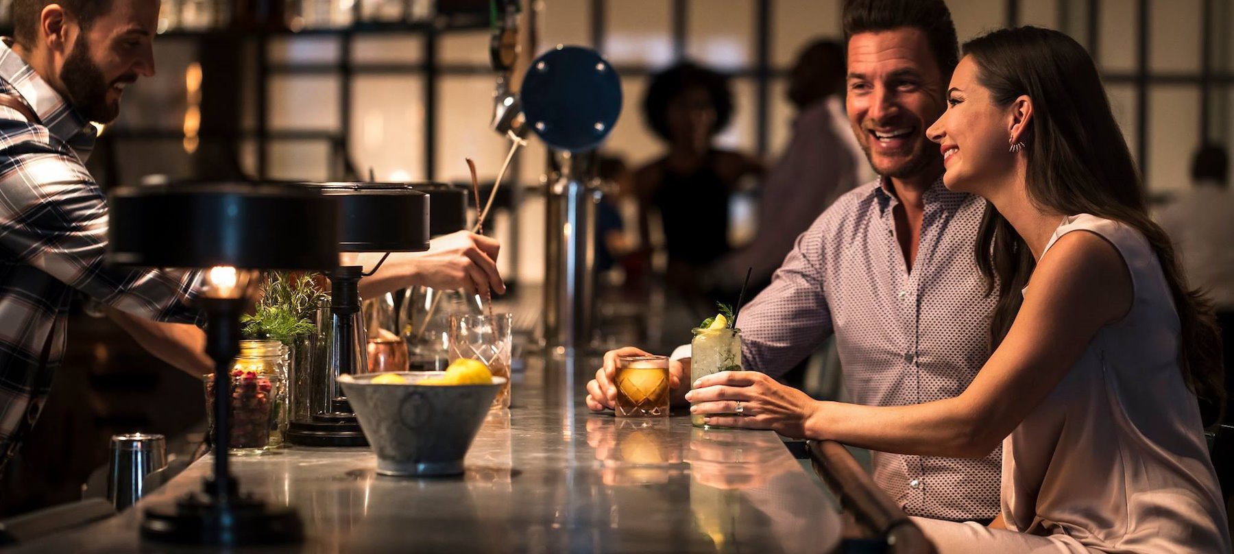 Couple at Bar
